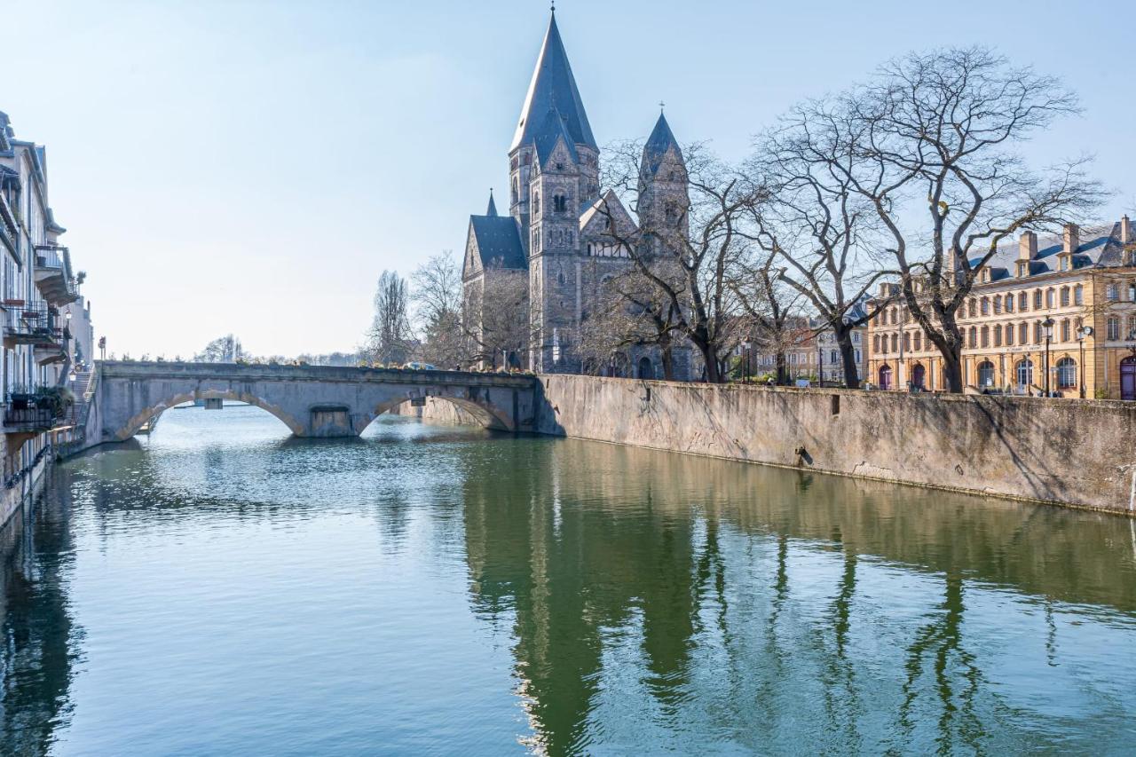 Suite "Comme A Venise" Vue Sur Metz Opera Avec Parking Inclus Екстериор снимка